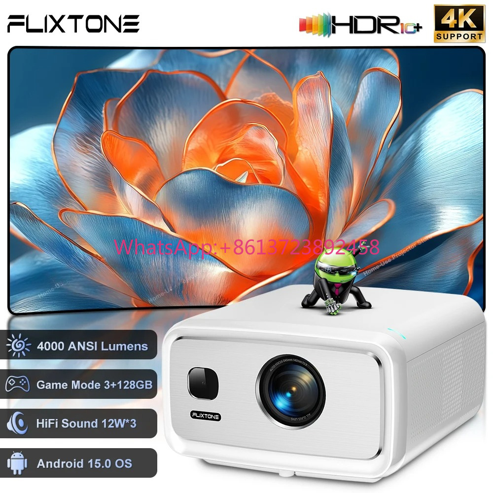 Home Cinema Movies - FlixTone D10S 4000 ANSI Full HD