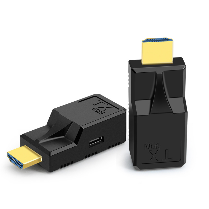 Home Cinema Apple - 60M HDMI RJ45 Extender HDMI-compatible Extender