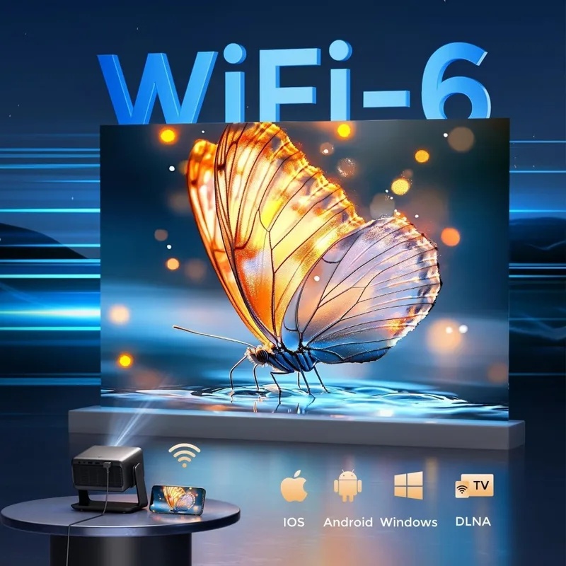 4K Video Projector Wifi Blueto - Home Cinema Movies recension och pris