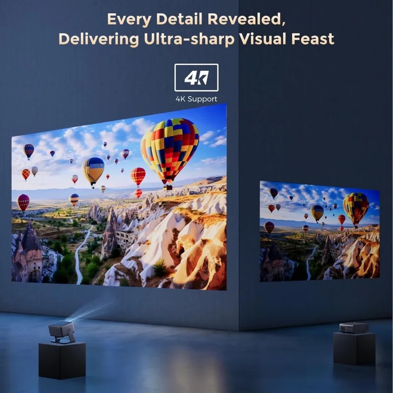 4K Video Projector Wifi Blueto - Home Cinema Movies recension och pris