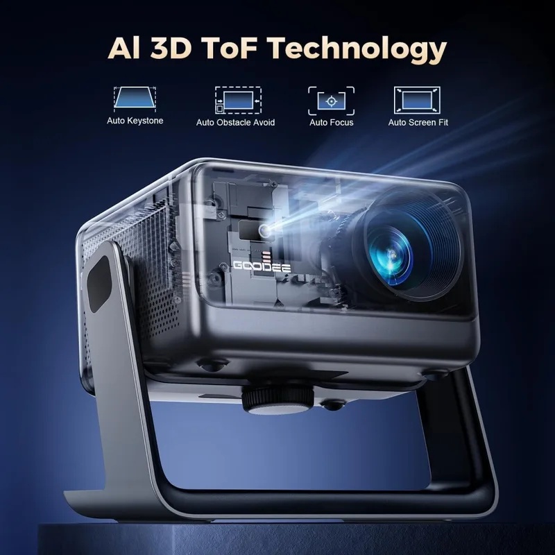 4K Video Projector Wifi Blueto - Home Cinema Movies recension och pris