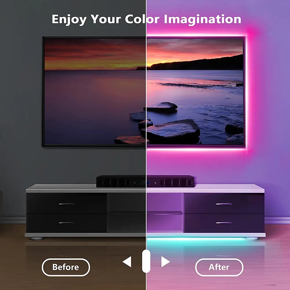 Tape Bluetooth USB LED Strip L - Ambient Light Strip Tv recension och pris