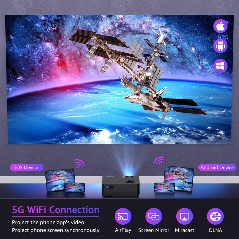 5G WiFi Bluetooth Native 1080P - Home Cinema Movies recension och pris