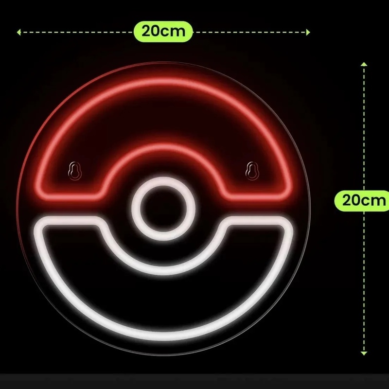 20*20cm Anime USB Creative Wal - Home Cinema Led recension och pris
