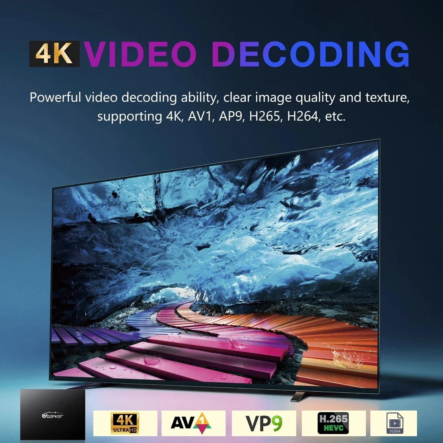 Woopker KW2 Android 14 TV Box  - Home Cinema Youtube recension och pris