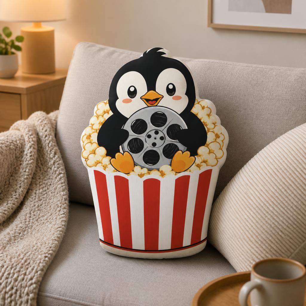 Penguin Movie Night Plush Pill - Home Cinema Kids recension och pris