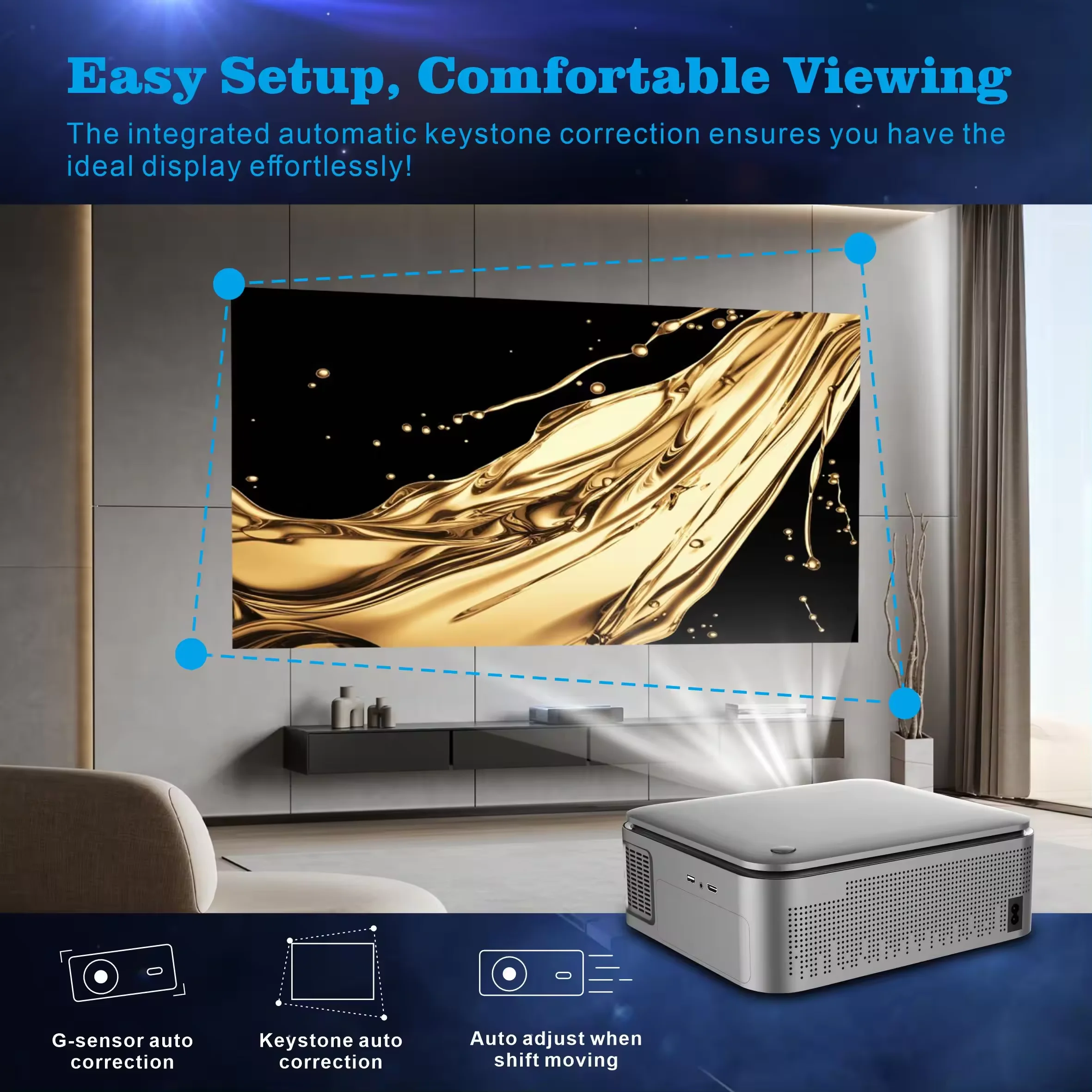 New HD 1080P Projector HY450 f - Home Cinema Movies recension och pris
