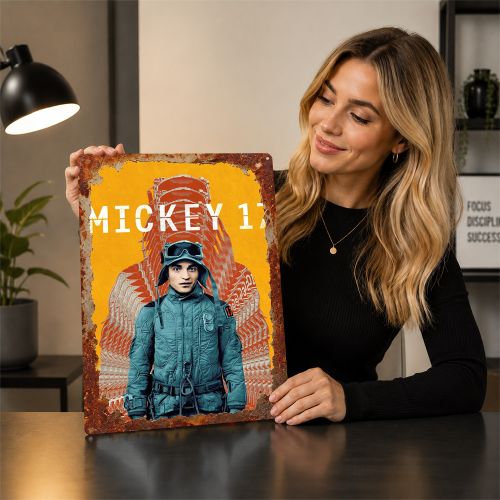 Mickey 17 Movie Metal Poster C - Home Cinema Movies recension och pris