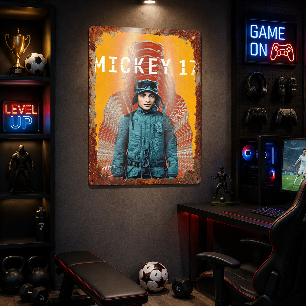 Mickey 17 Movie Metal Poster C - Home Cinema Movies recension och pris