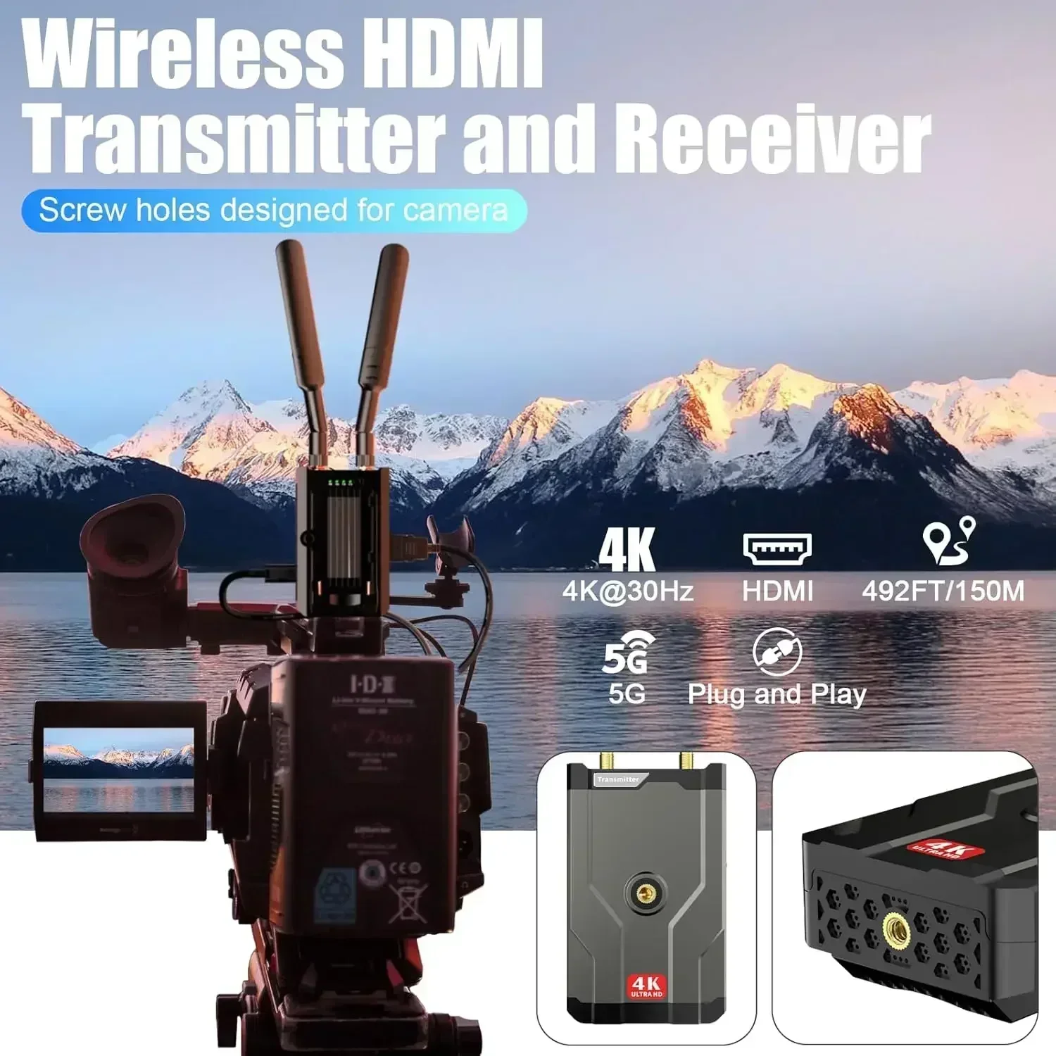 HDMI Wireless 4K Transmitter a - Home Cinema Youtube recension och pris
