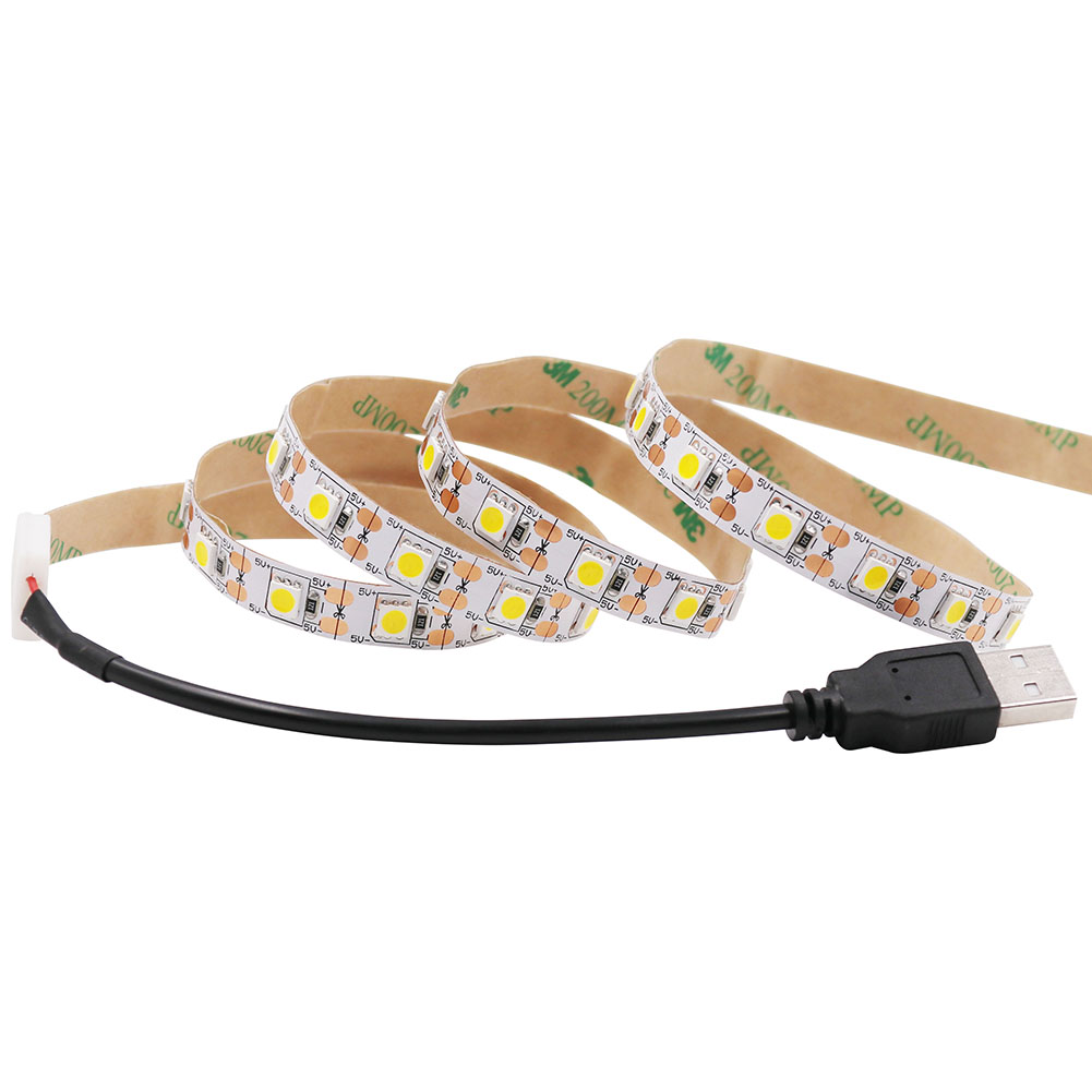 5V USB LED Strip 5050 Cold whi - Ambient Light Strip Tv recension och pris