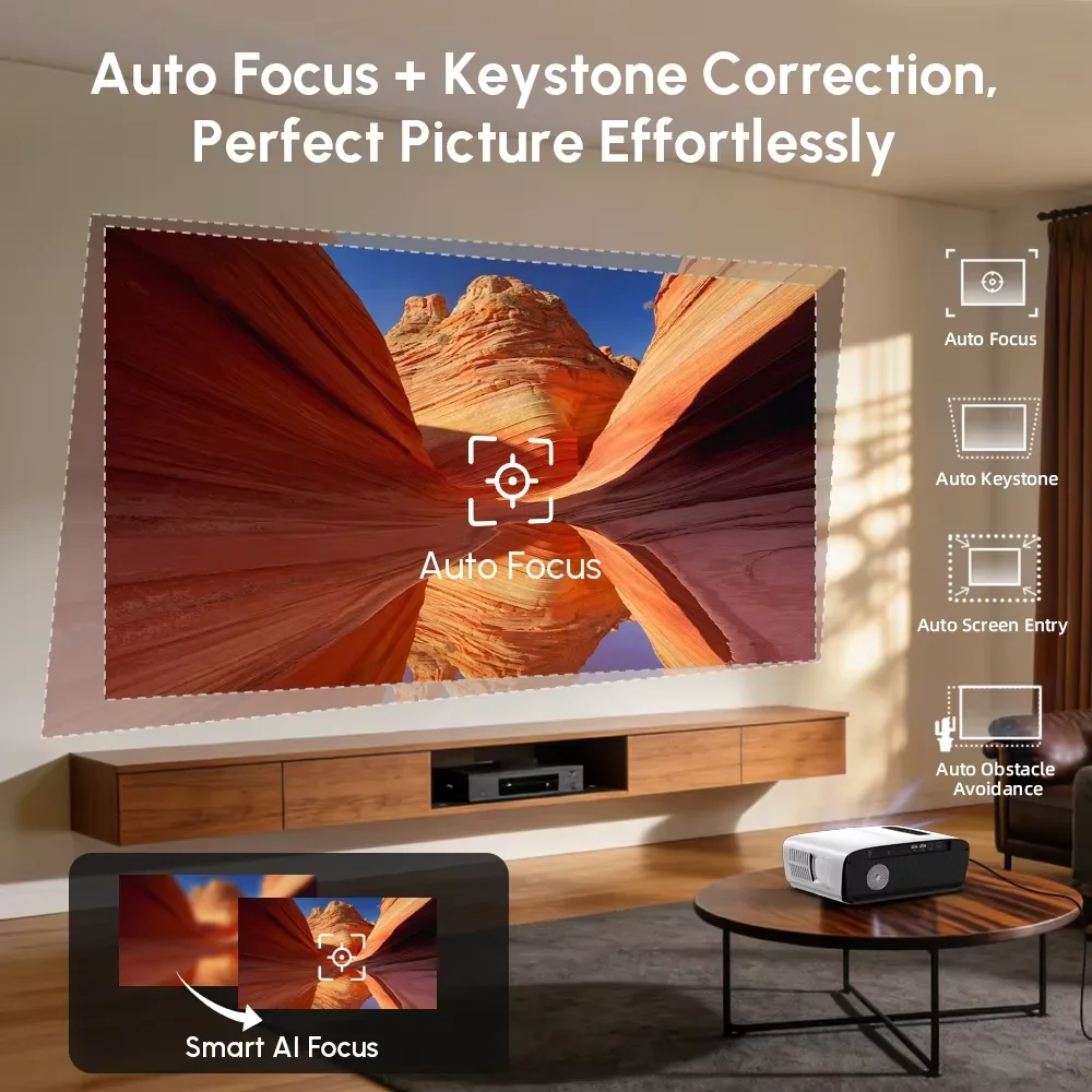 New A9S 4k 4000ANSI Projector  - Home Cinema Movies recension och pris